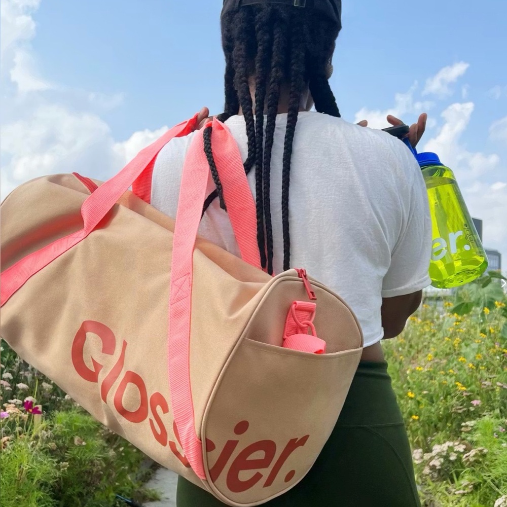 Glossier Duffel Bag - never used